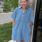 Sweet Stitch Denim Dress