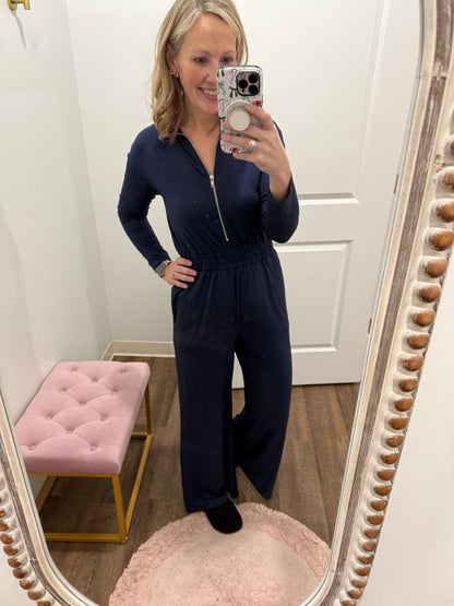 Claire Zipper Jumpsuit