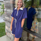 Courtside Cutie Dress- Navy