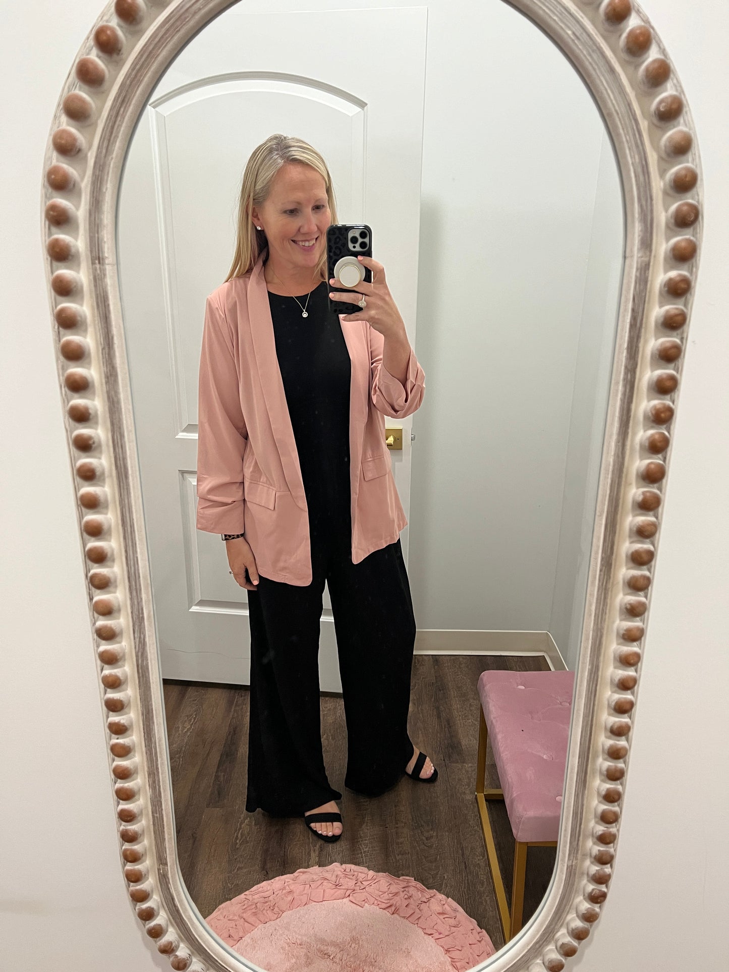 Jayne Lined Blazer-Mauve