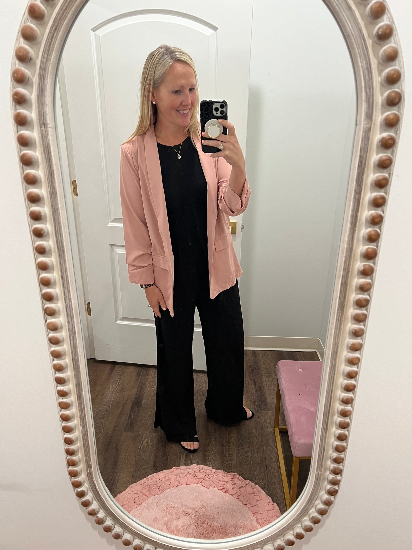 Jayne Lined Blazer-Mauve