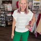 Kelly Green Pop Jeans