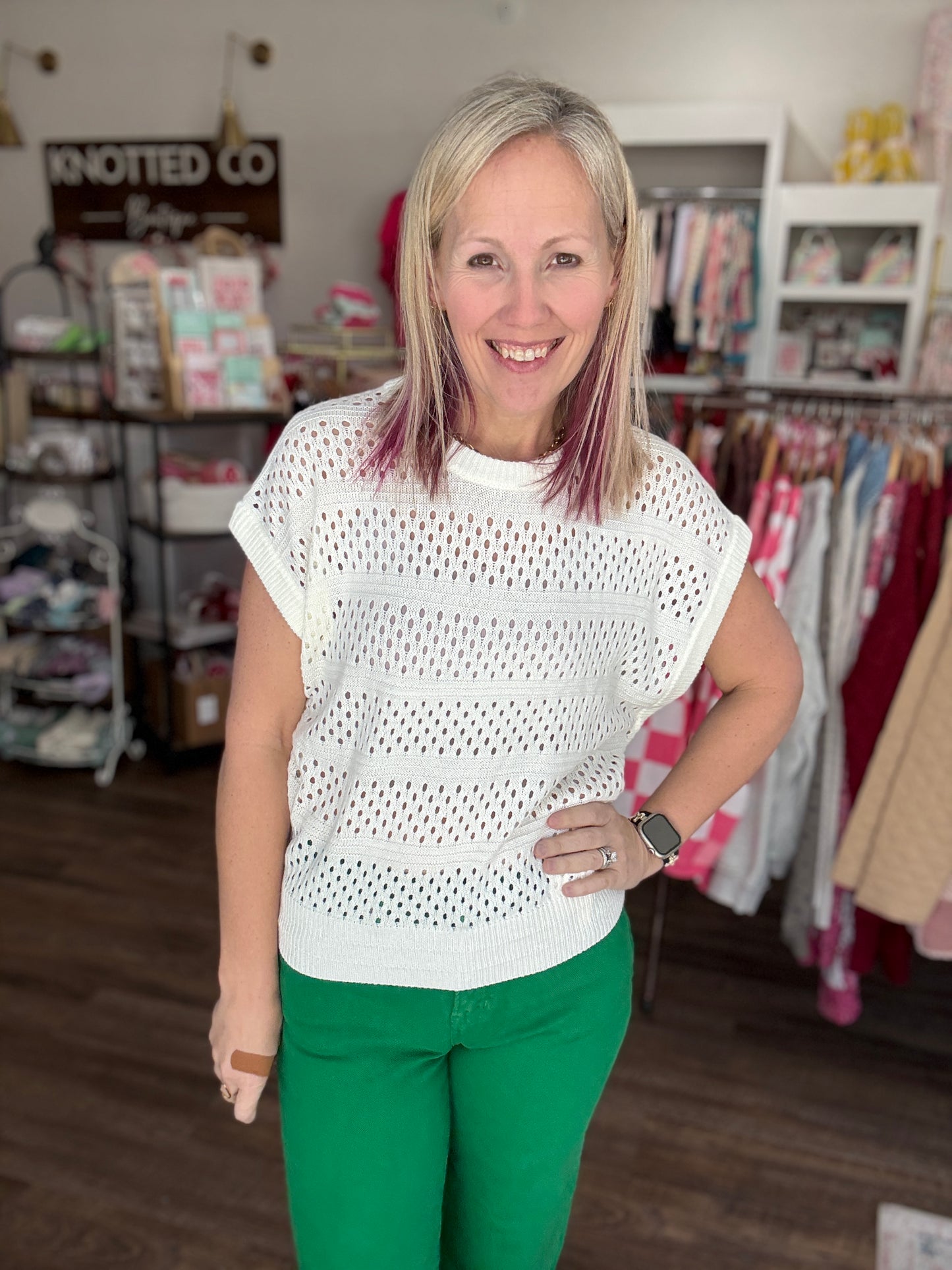 Kelly Green Pop Jeans