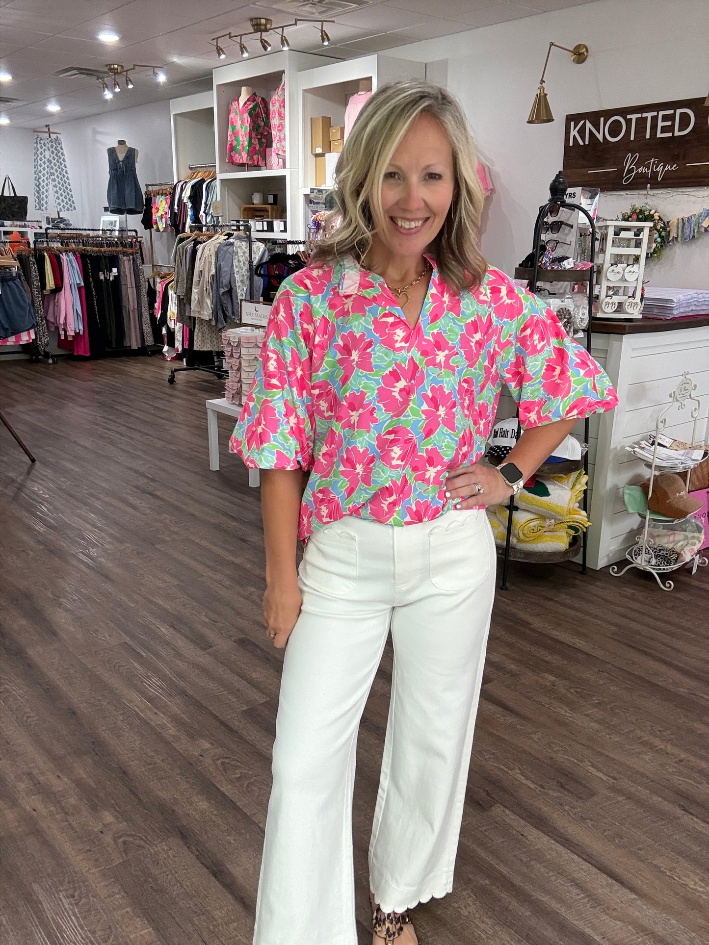 Scallop Society Pant- White