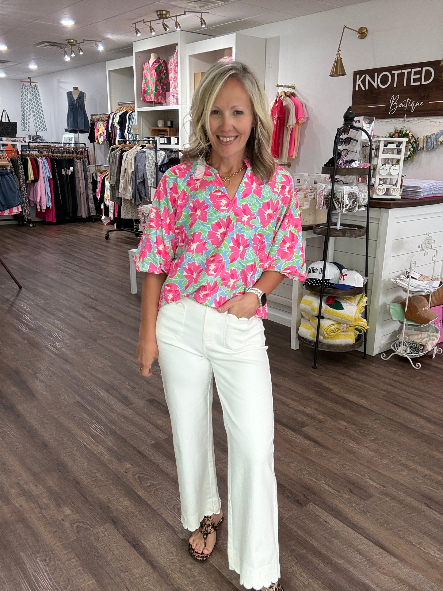 Scallop Society Pant- White