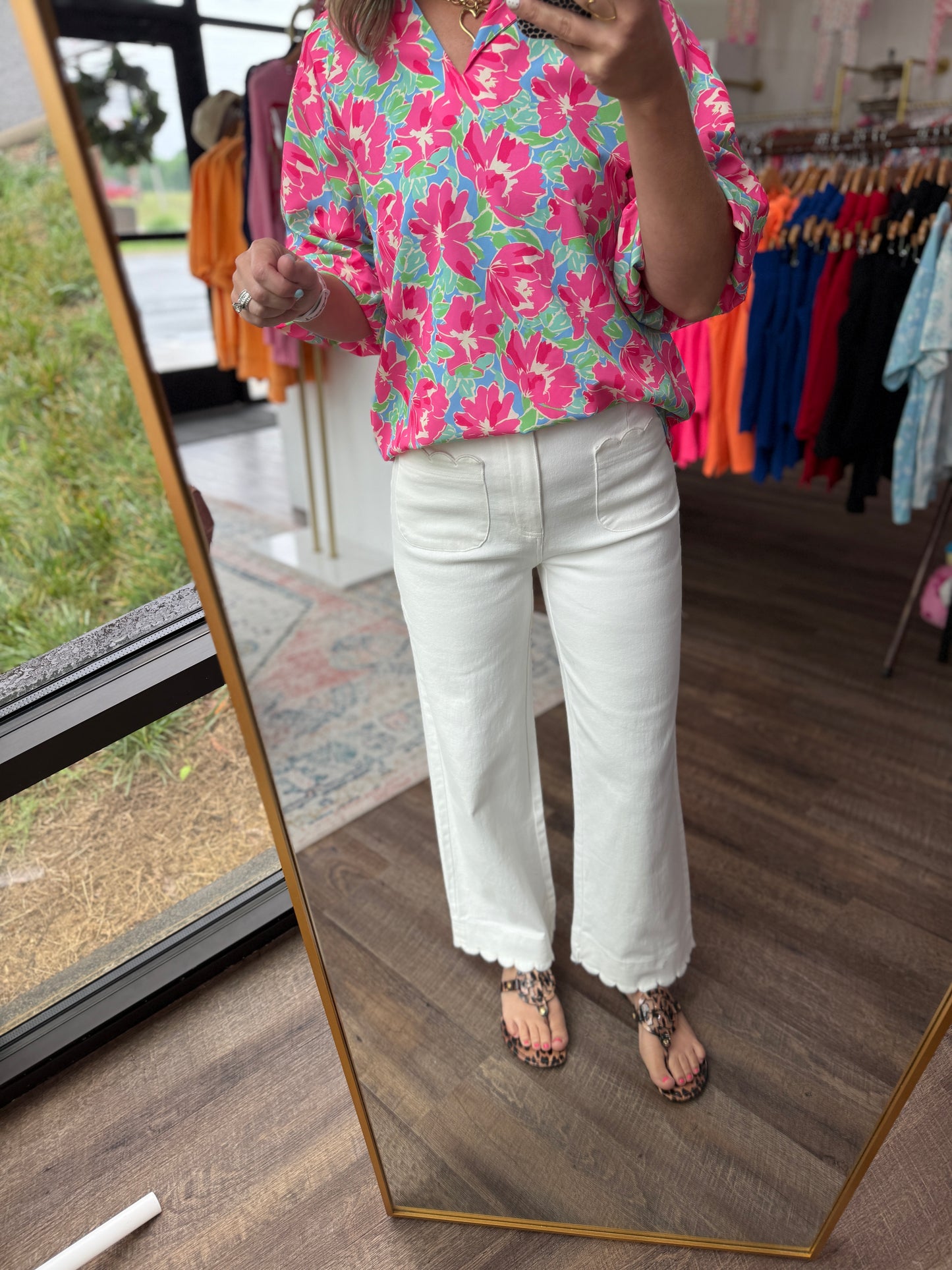 Scallop Society Pant- White