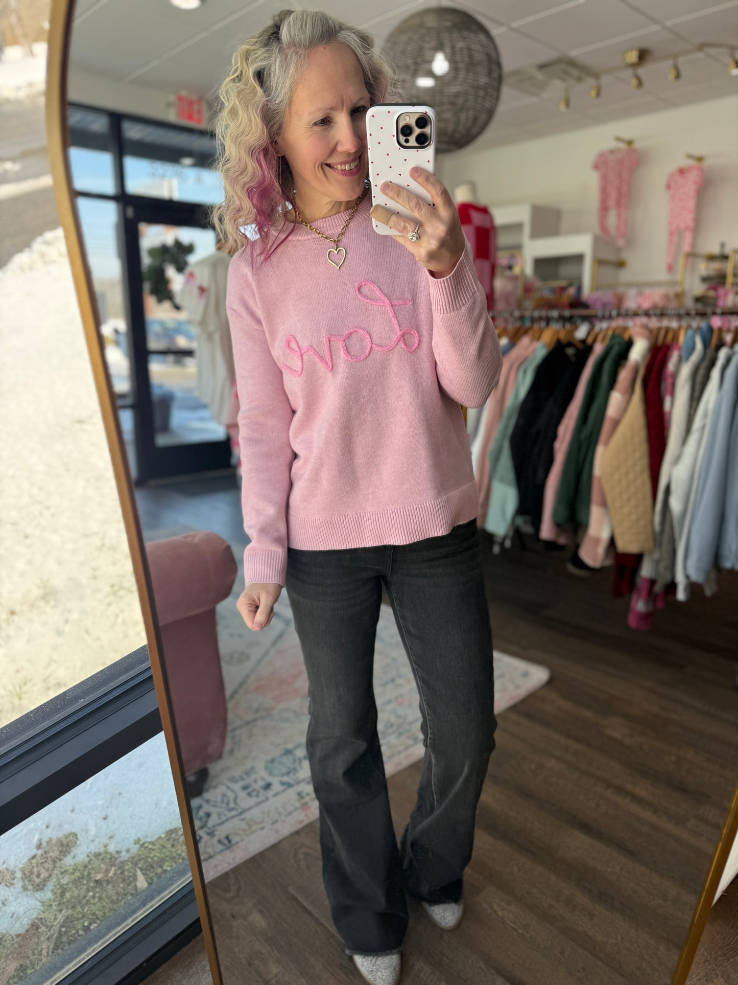 Vintage Charcoal Flare Denim