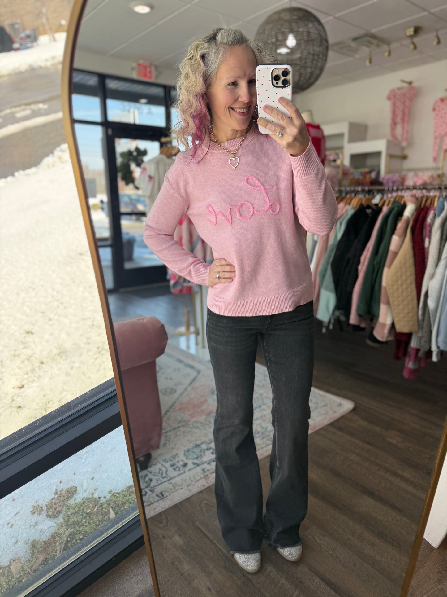 Vintage Charcoal Flare Denim