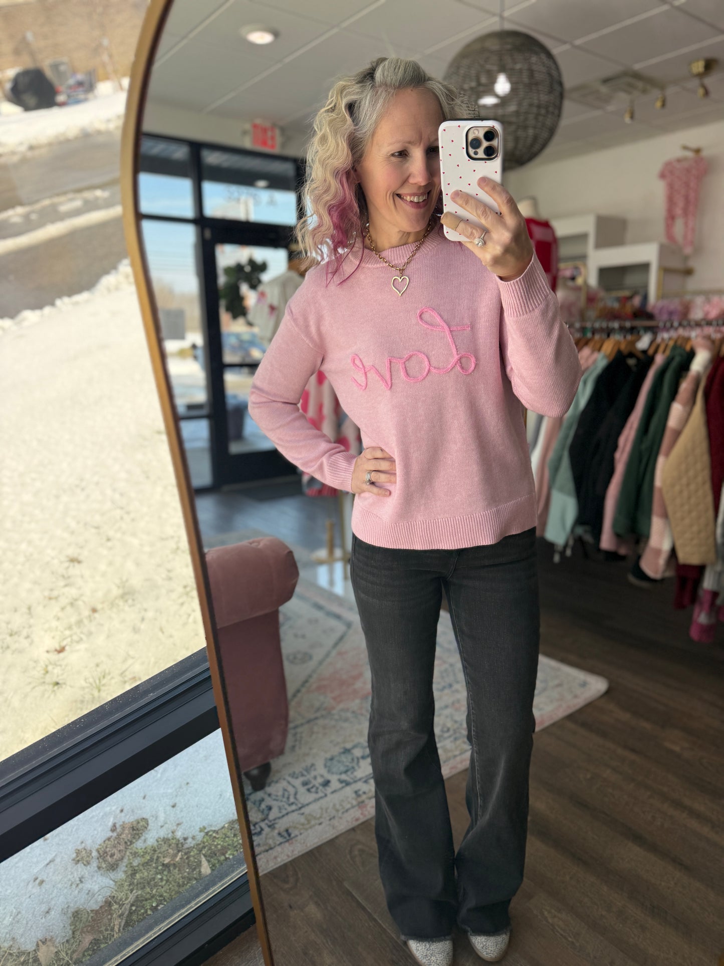 Vintage Charcoal Flare Denim