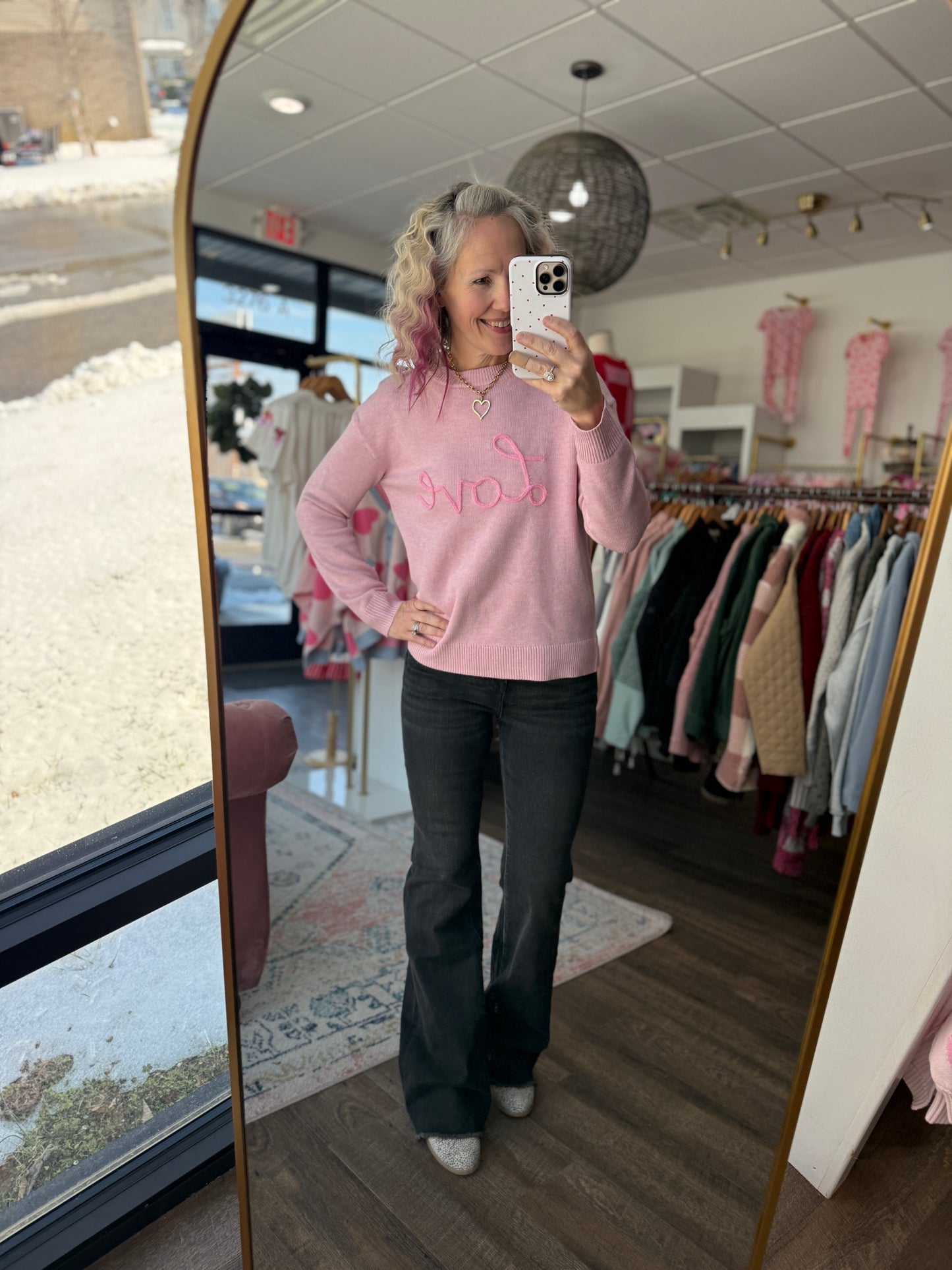 Vintage Charcoal Flare Denim