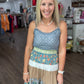Sweet Lace Cami- Blue