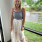 Sweet Lace Cami- Blue