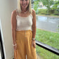 Boardwalk Gauze Pants- Lemon