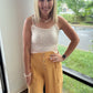 Sweet Lace Cami- Cream