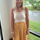 Sweet Lace Cami- Cream