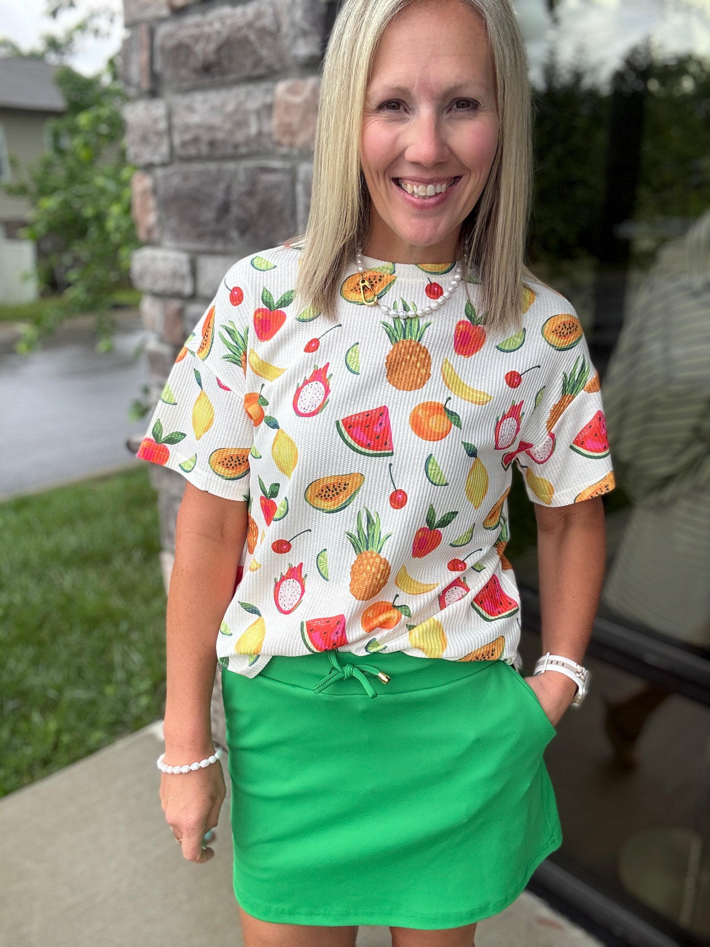 Fruit Stand Waffle Tee