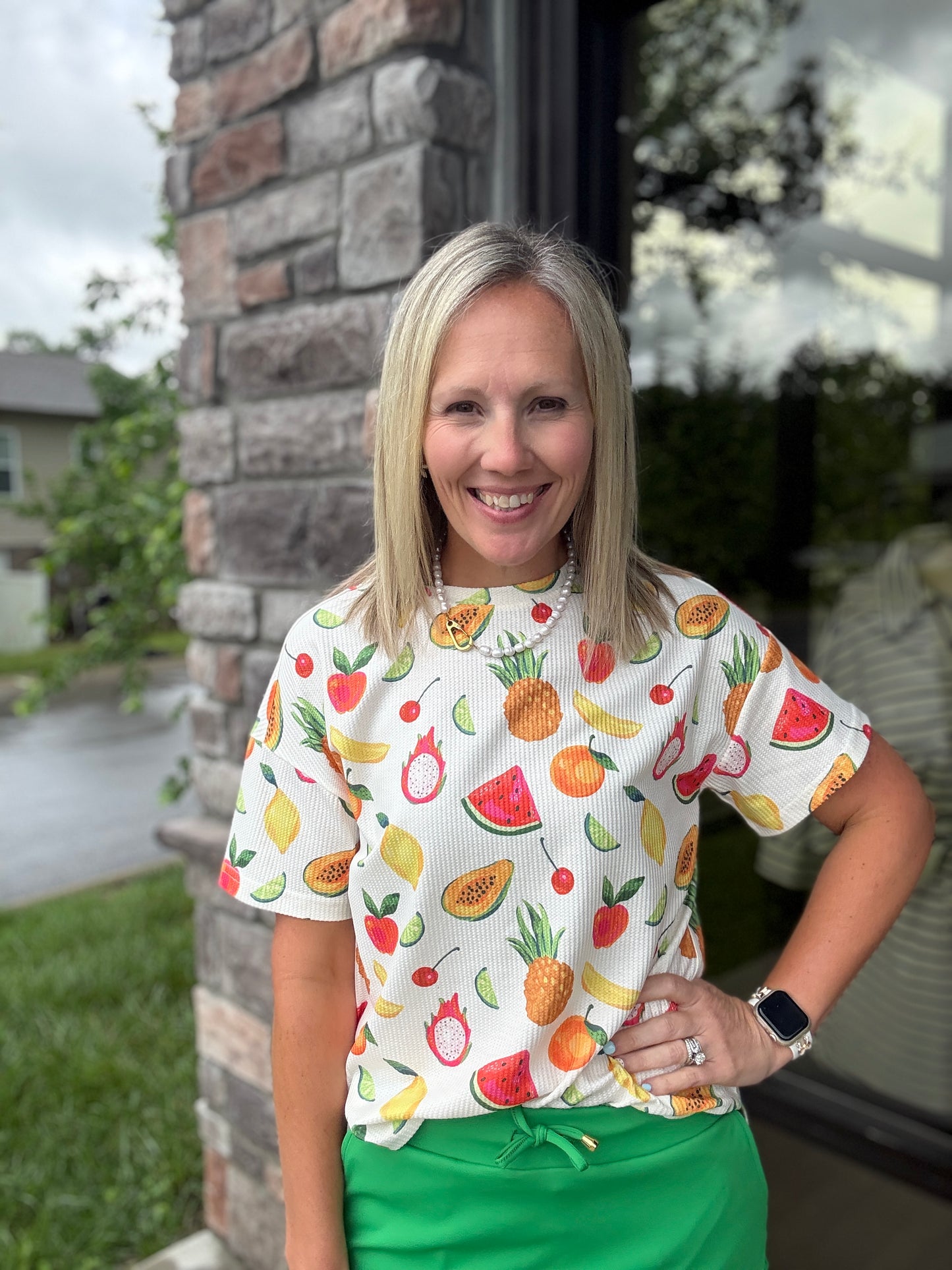 Fruit Stand Waffle Tee