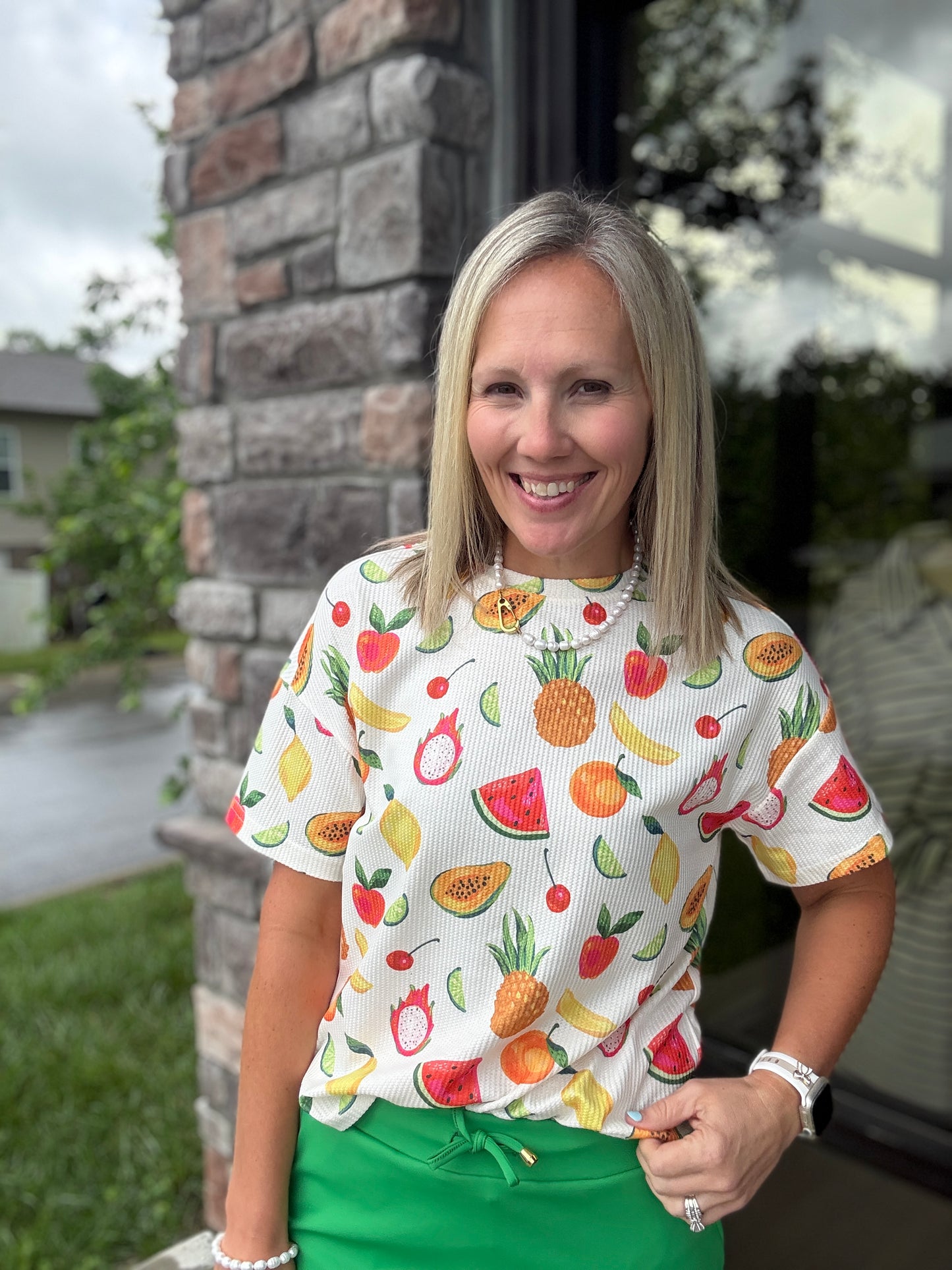 Fruit Stand Waffle Tee