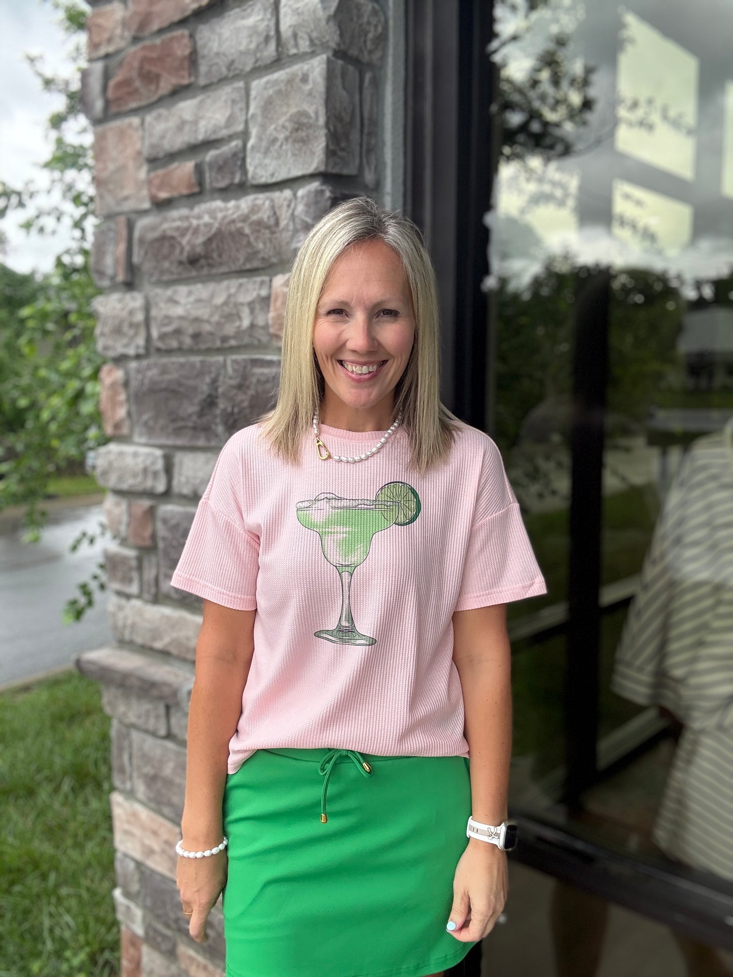 Salt & Lime Waffle Tee