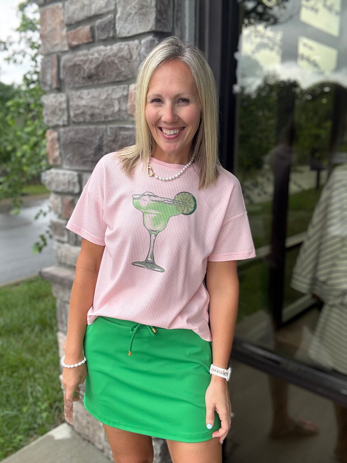 Salt & Lime Waffle Tee