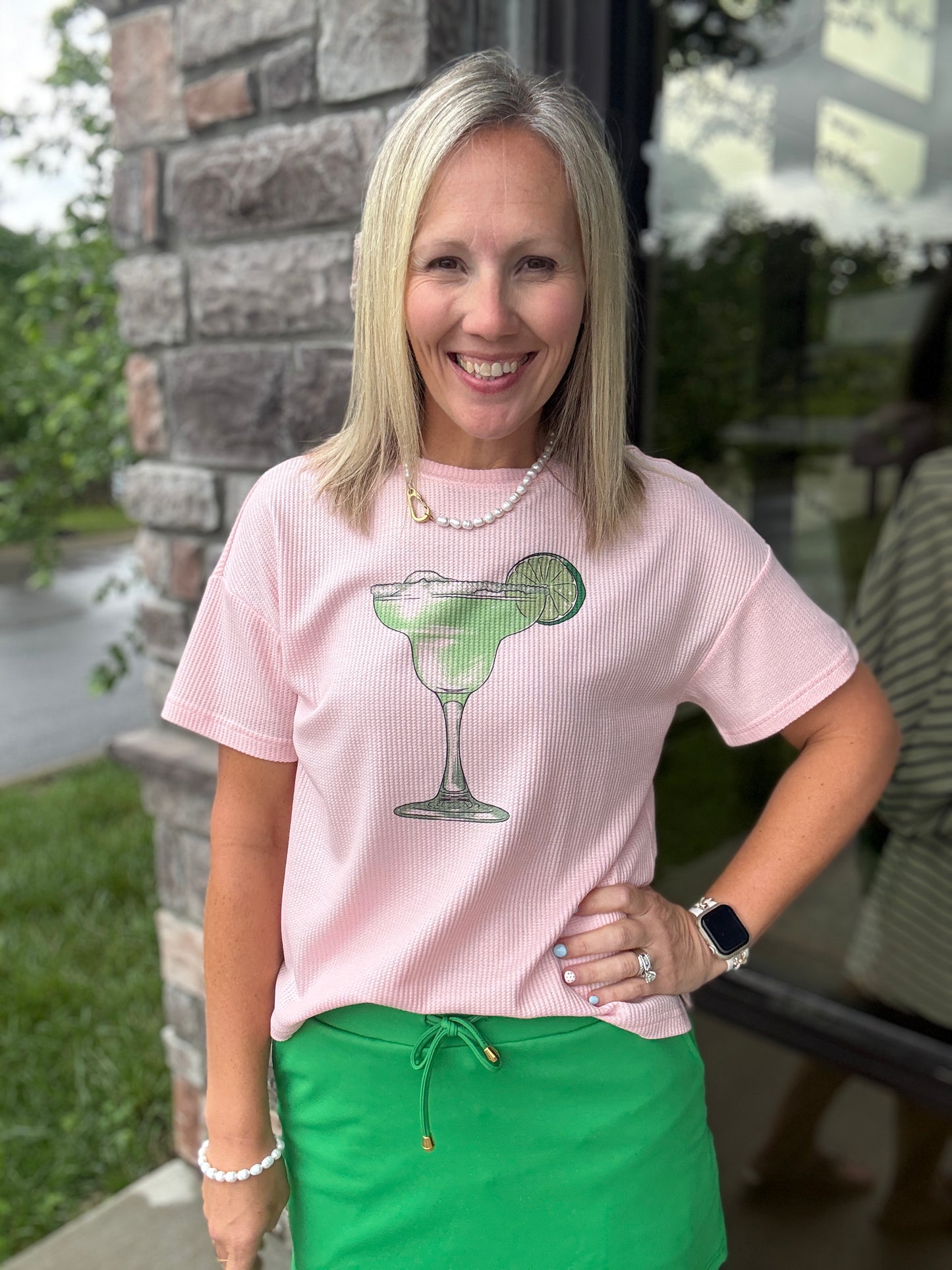 Salt & Lime Waffle Tee