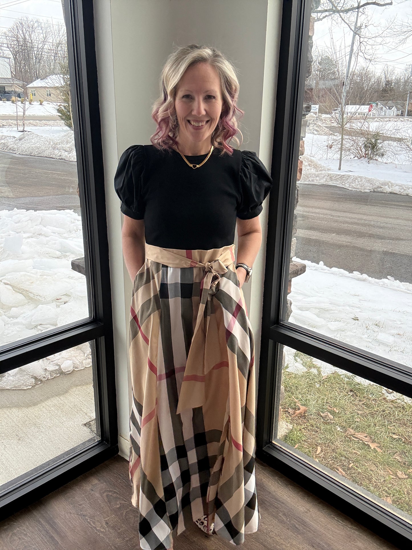 Plaid Authority Dress