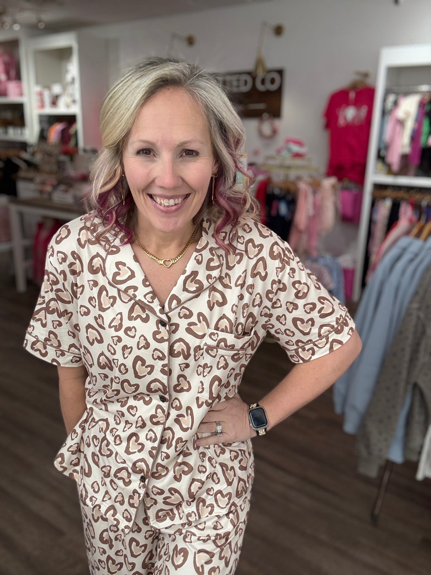 Wild at Heart PJ Set