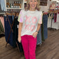 Pop Of Pink Denim