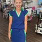 Navy Playbook Skort Set