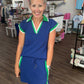 Navy Playbook Skort Set