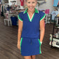 Navy Playbook Skort Set