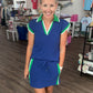 Navy Playbook Skort Set