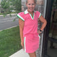 Pink Playbook Skort Set