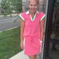 Pink Playbook Skort Set