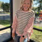 Easy Days Striped Sweatshirt