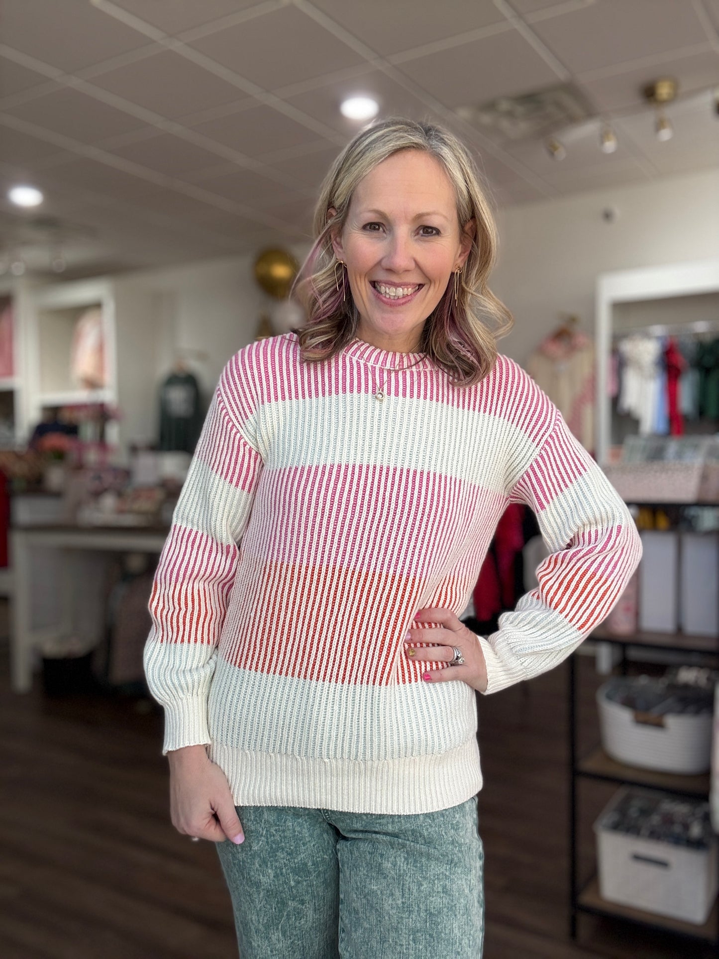 Maxine Colorblock Sweater