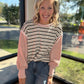Easy Days Striped Sweatshirt