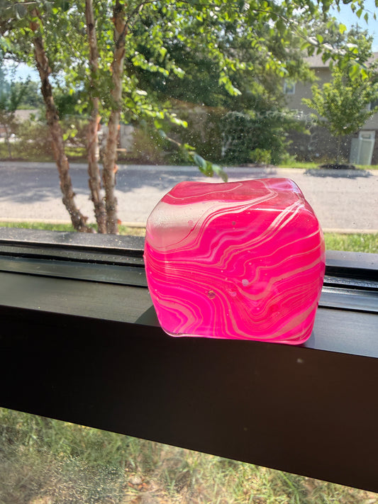 Sweet Cube Squish- Pink