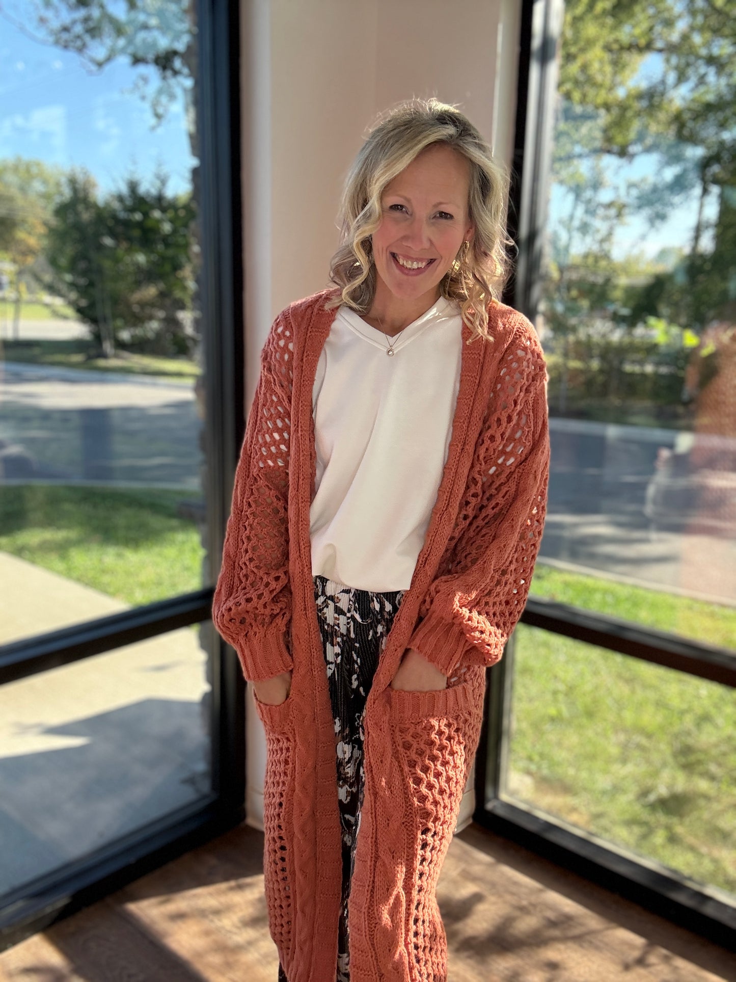 Haddie Floral Pants-Black