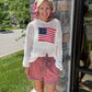 Freedom Flag Coastal Pullover