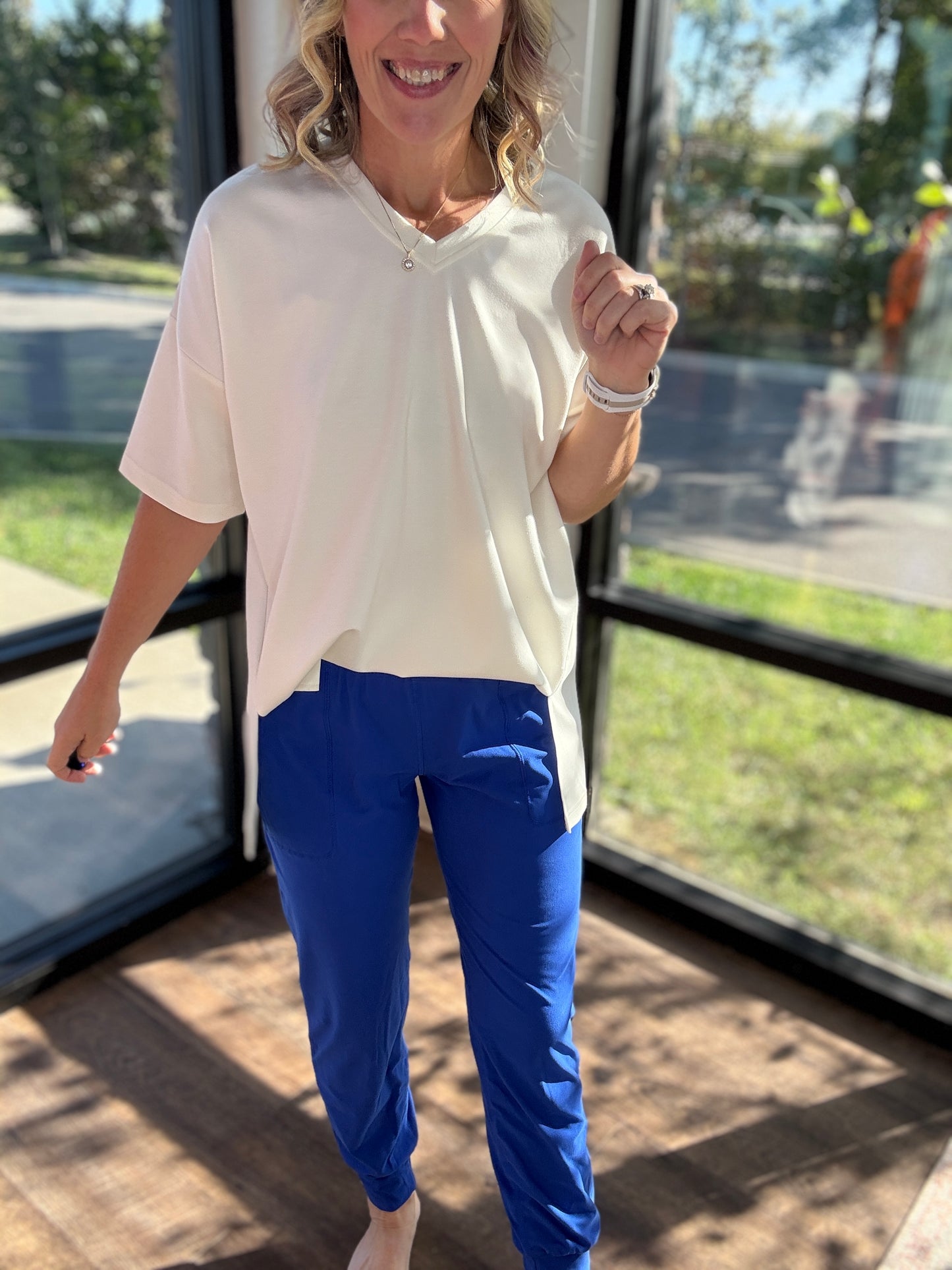 Butter Joggers- Royal Blue