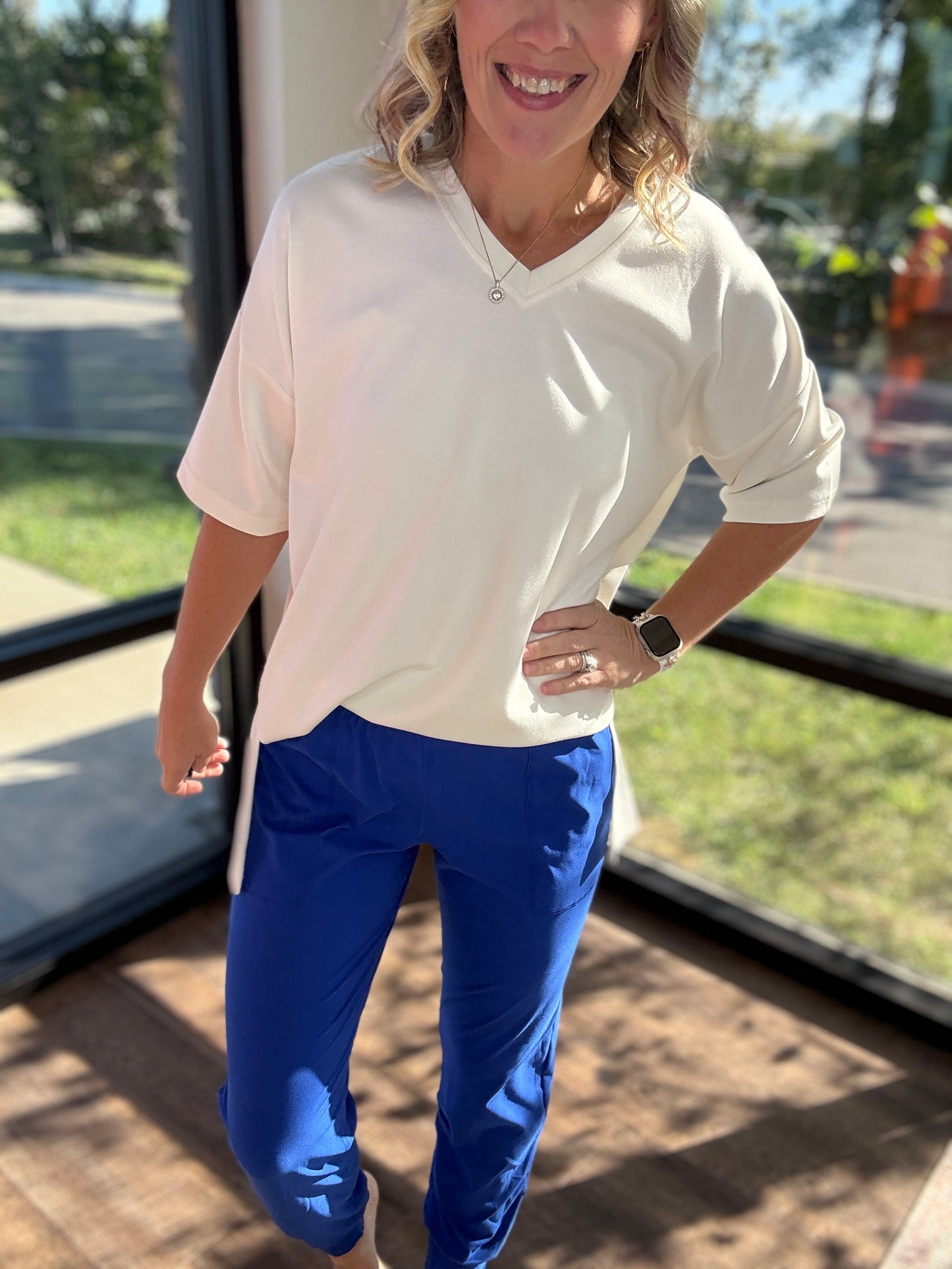 Butter Joggers- Royal Blue