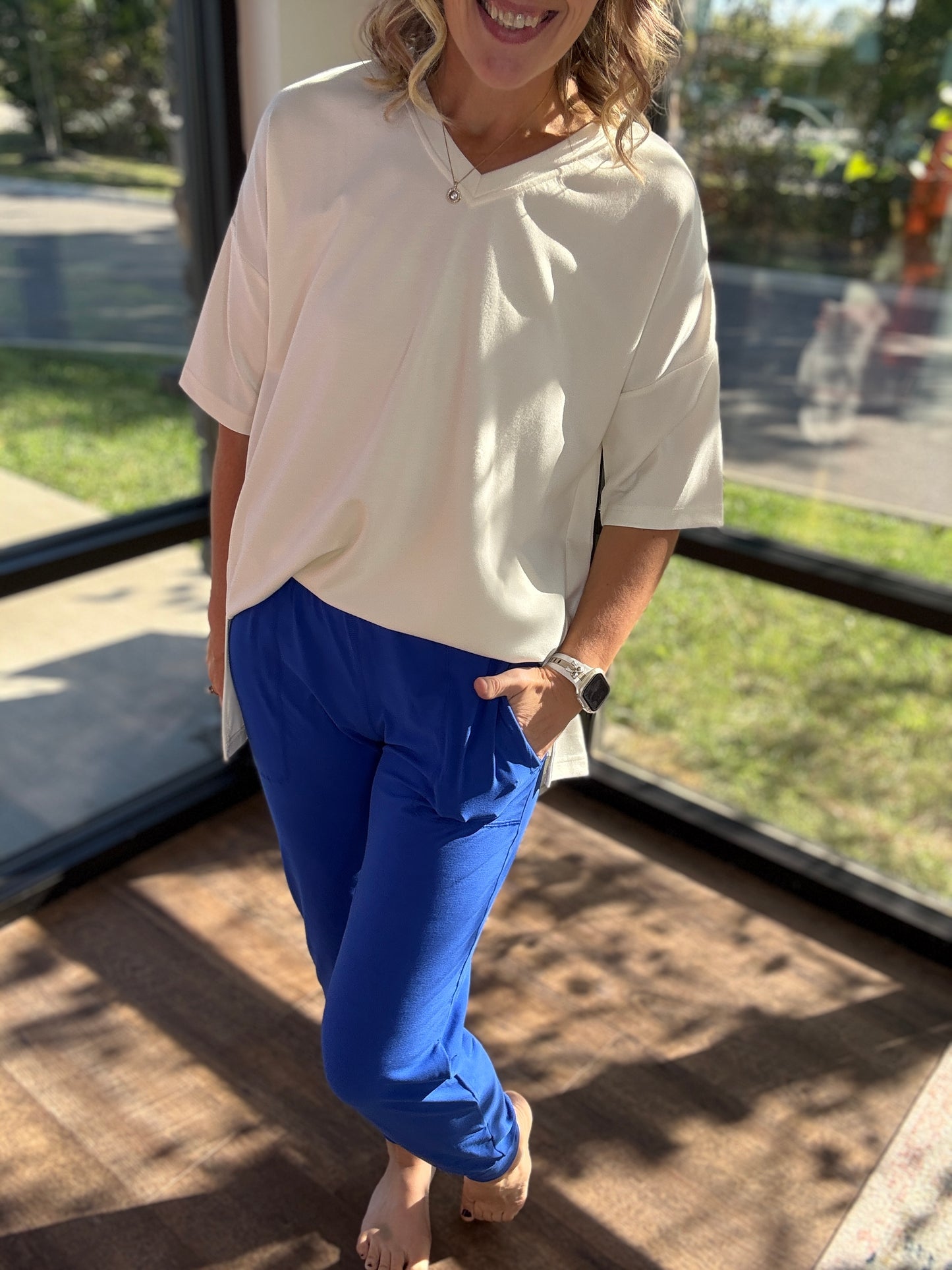 Butter Joggers- Royal Blue