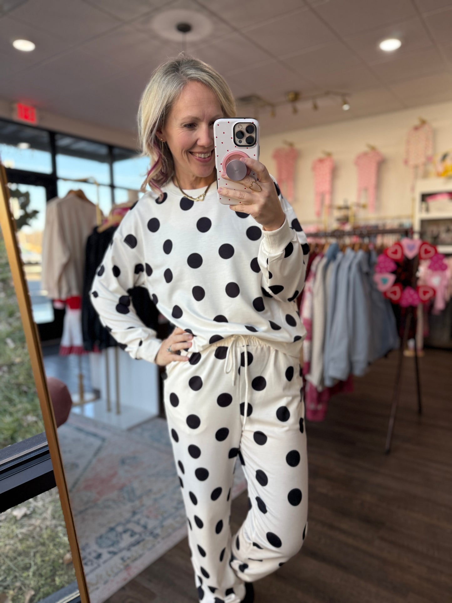 Dot the Way Jogger Set