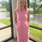Pink Midi Dress