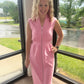 Pink Midi Dress