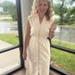 Cream Midi Dress