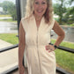 Cream Midi Dress