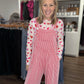 Karlee Overalls- Red