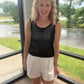 Sunset Stroll Shorts- Natural